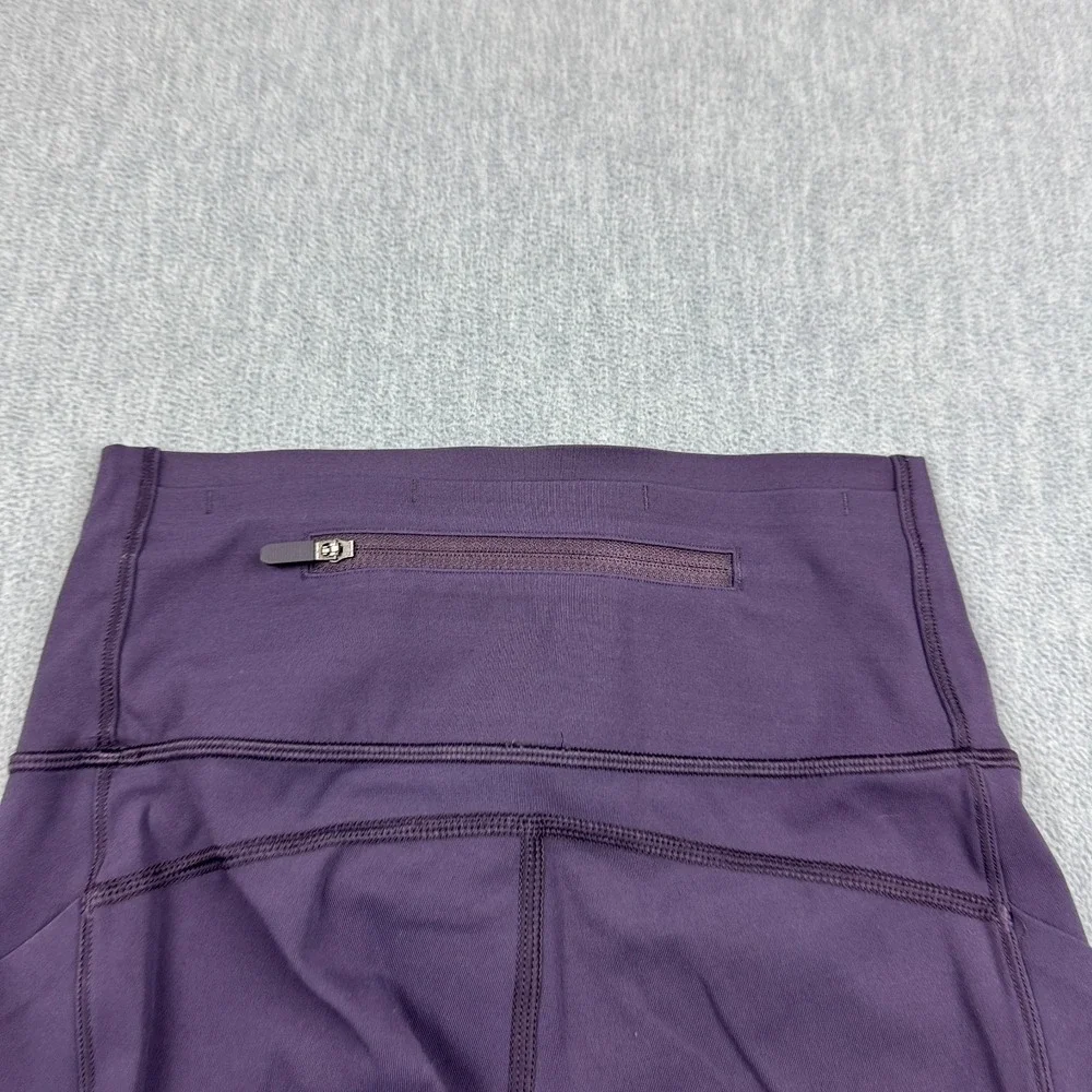 Lululemon Leggings Womens 4 Purple Pace Perfect Crop 18